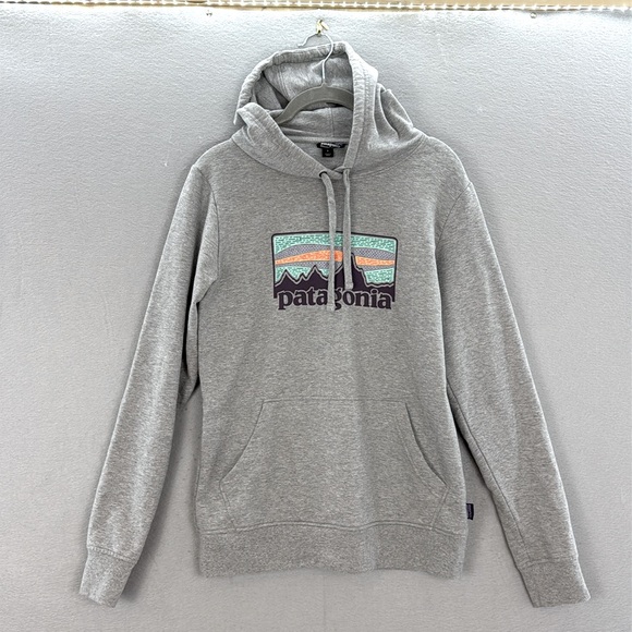 Patagonia -‎ women’s Solar Rays 73 Hoodie gray top long sleeve sweatshirt size S - Picture 3 of 7